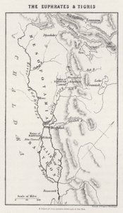 The Euphrates and Tigris (coloured engraving) بواسطة مدرسة اللغة الإنجليزية
