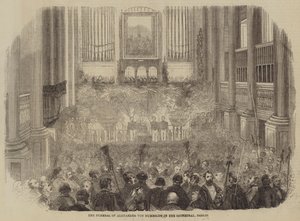 The Funeral of Alexander von Humboldt in the Cathedral, Berlin (engraving) بواسطة مدرسة اللغة الإنجليزية