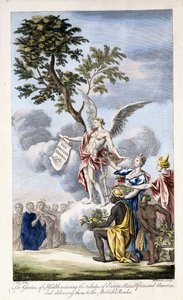 عبقرية الصحة تستقبل أوروبا وآسيا وإفريقيا وأمريكا وتسليمها للقارئ البريطاني 1756-1757 بواسطة مدرسة اللغة الإنجليزية