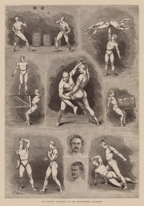 الأخوان جلفورت، في حوض ويستمنستر للأحياء المائية (نقش) بواسطة مدرسة اللغة الإنجليزية