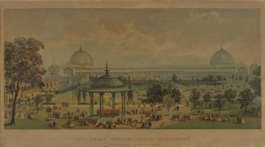 المعرض الدولي الكبير ، كما يظهر من الحدائق البستانية ، 1851 بواسطة مدرسة اللغة الإنجليزية