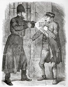 العلاج `` الإجرامي المعتاد '' ، نُشر في 8 أبريل 1869 (نقش) بواسطة مدرسة اللغة الإنجليزية