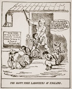 عمال إنجلترا الأحرار السعداء ، من مطبوعة نُشرت عام 1833 ، رسم توضيحي من كنيسة إنجلترا: تاريخ للناس بواسطة HDM Spence-Jones ، حانة. ج .1910 (صورة بني داكن) بواسطة مدرسة اللغة الإنجليزية