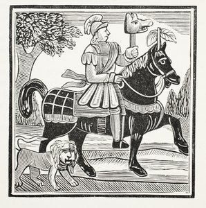 تاريخ الرجل ، إيرل وارويك ، توضيح من كتب الفصل الثاني عشر للكاتب جون أشتون ، حانة. 1882 بواسطة مدرسة اللغة الإنجليزية