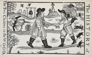 تاريخ الطفلين في الخشب ، توضيح من كتب الفصل الثاني عشر للكاتب جون أشتون ، حانة. 1882 بواسطة مدرسة اللغة الإنجليزية