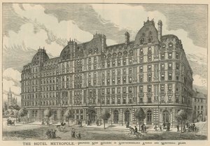 فندق متروبول ، المبنى الجديد المقترح في Northumberland Avenue و Whitehall Place بواسطة مدرسة اللغة الإنجليزية