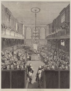 The House of Commons in the Session 1741-2 (engraving) بواسطة مدرسة اللغة الإنجليزية