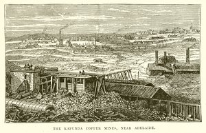 مناجم Kapunda Copper ، بالقرب من Adelaide بواسطة مدرسة اللغة الإنجليزية