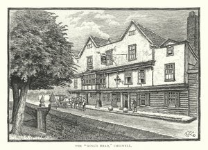 "رأس الملك"، شيغويل (نقش) بواسطة مدرسة اللغة الإنجليزية