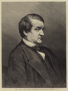 The Late Lord Mayo, Governor-General of India (engraving) بواسطة مدرسة اللغة الإنجليزية