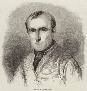 The Late M Paul Delaroche (engraving) بواسطة مدرسة اللغة الإنجليزية