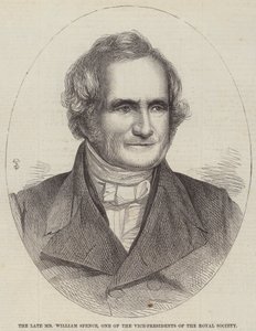 The Late Mr William Spence, One of the Vice-Presidents of the Royal Society (engraving) بواسطة مدرسة اللغة الإنجليزية