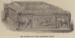 The Layard Box (engraving) بواسطة مدرسة اللغة الإنجليزية