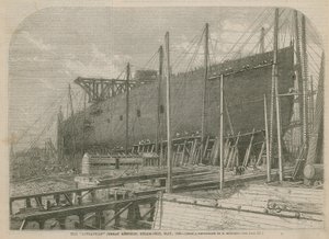 سفينة البخار Leviathan (الشرقية العظمى) ، مايو 1856 بواسطة مدرسة اللغة الإنجليزية