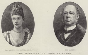 The Marriage of Lord Alington (engraving) بواسطة مدرسة اللغة الإنجليزية