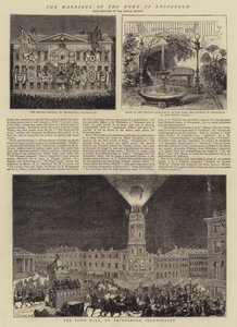 The Marriage of the Duke of Edinburgh (engraving) بواسطة مدرسة اللغة الإنجليزية