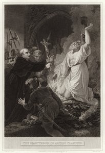 استشهاد Archbp Cranmer بواسطة مدرسة اللغة الإنجليزية