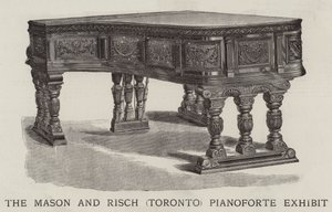 معرض Mason and Risch (تورنتو) Pianoforte (نقش) بواسطة مدرسة اللغة الإنجليزية