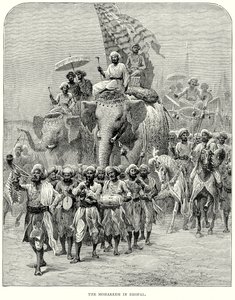 المُحَرَّم في بوبال (نقش) بواسطة مدرسة اللغة الإنجليزية