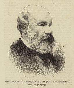 The Most Honourable Arthur Hay, Marquis of Tweeddale (engraving) بواسطة مدرسة اللغة الإنجليزية