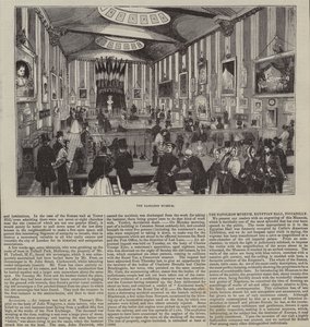 The Napoleon Museum, The Egyptian Hall, London (engraving) بواسطة مدرسة اللغة الإنجليزية