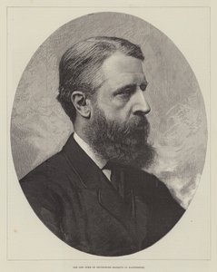 The New Duke of Devonshire, Marquis of Hartington (engraving) بواسطة مدرسة اللغة الإنجليزية