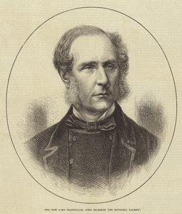 The New Lord Chancellor, Lord Selborne (Sir Roundell Palmer) (engraving) بواسطة مدرسة اللغة الإنجليزية