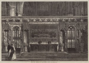 The New Reredos in Westminster Abbey (نقش) بواسطة مدرسة اللغة الإنجليزية