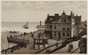 The New Saloon, Whitby (litho) بواسطة مدرسة اللغة الإنجليزية