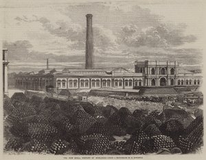 The New Shell Factory at Woolwich (engraving) بواسطة مدرسة اللغة الإنجليزية
