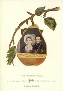 The Nonpareil مع صور الملكة فيكتوريا والأمير ألبرت