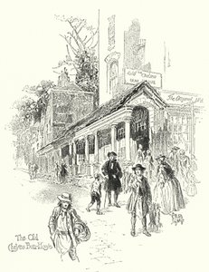 The Old Chelsea Bun-House (litho) بواسطة مدرسة اللغة الإنجليزية