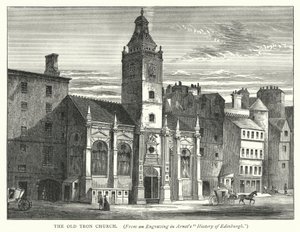 The Old Tron Church (engraving) بواسطة مدرسة اللغة الإنجليزية