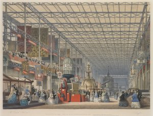 افتتاح المعرض الكبير - الصحن البريطاني ، 1851 بواسطة مدرسة اللغة الإنجليزية