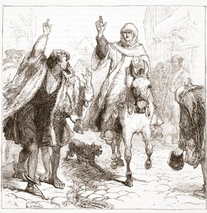 البابوية Nuncio Chieregato في نورمبرج ، توضيح من تاريخ البروتستانتية بقلم جيمس أيتكين ويلي (1808-1890) ، حانة. 1878 بواسطة مدرسة اللغة الإنجليزية