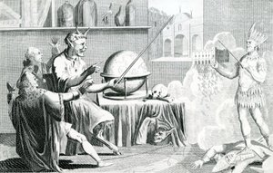 البارلمت. تم حلها ، أو ، عراف الشيطان الذي تم نقشه بواسطة G. Terry ، حوالي 1774 بواسطة مدرسة اللغة الإنجليزية