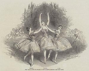 "Pas de Trois des Graces" في مسرح Her Majesty's (نقش) بواسطة مدرسة اللغة الإنجليزية
