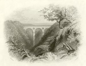The Peaths Bridge and Ravine، Berwickshire بواسطة مدرسة اللغة الإنجليزية