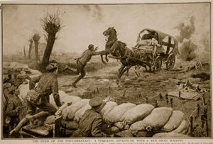 خطر غير المقاتل ، مغامرة مثيرة مع الصليب الأحمر واجون ، 1914-1919 بواسطة مدرسة اللغة الإنجليزية