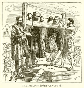 The Pillory (القرن السادس عشر) بواسطة مدرسة اللغة الإنجليزية