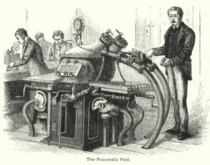 البريد الهوائي (نقش) بواسطة مدرسة اللغة الإنجليزية