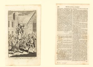 رئيس الوزراء يوزع الأرغفة والأسماك على العمال في كرمه ، 9 مايو 1772 بواسطة مدرسة اللغة الإنجليزية