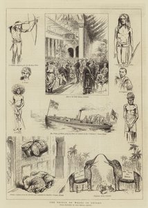 The Prince of Wales in Ceylon (engraving) بواسطة مدرسة اللغة الإنجليزية