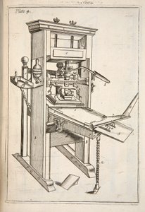 المطبعة ، حانة. 1683 النقش. بواسطة مدرسة اللغة الإنجليزية