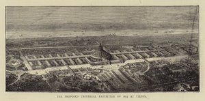The Proposed Universal Exhibition of 1873 at Vienna (engraving) بواسطة مدرسة اللغة الإنجليزية