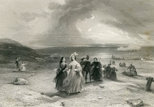 الملكة في برلنغتون ، بقلم ر. واليس ، 1844 بواسطة مدرسة اللغة الإنجليزية
