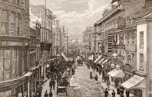 زيارة الملكة إلى برمنغهام: الطريق السريع ، من "أخبار لندن المصورة" ، 2 أبريل 1887 بواسطة مدرسة اللغة الإنجليزية