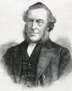 القس جون بيدفورد ، رئيس مؤتمر ويسليان الميثودي ، 1867 بواسطة مدرسة اللغة الإنجليزية