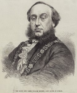 The Right Honourable James William Mackey, Lord Mayor of Dublin (engraving) بواسطة مدرسة اللغة الإنجليزية