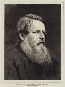 The Right Honourable Stafford Henry Northcote (engraving) بواسطة مدرسة اللغة الإنجليزية